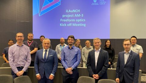 Freeform optics team at UniSA