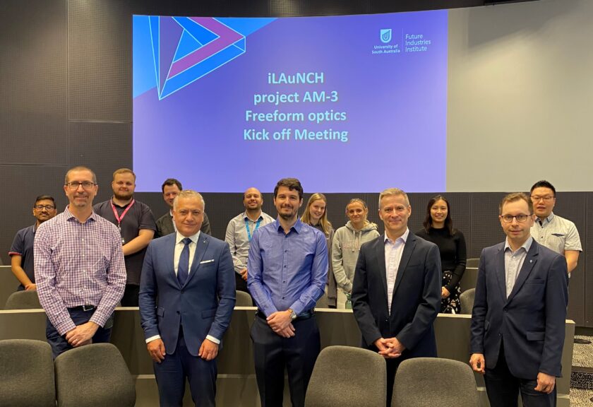 Freeform optics team at UniSA