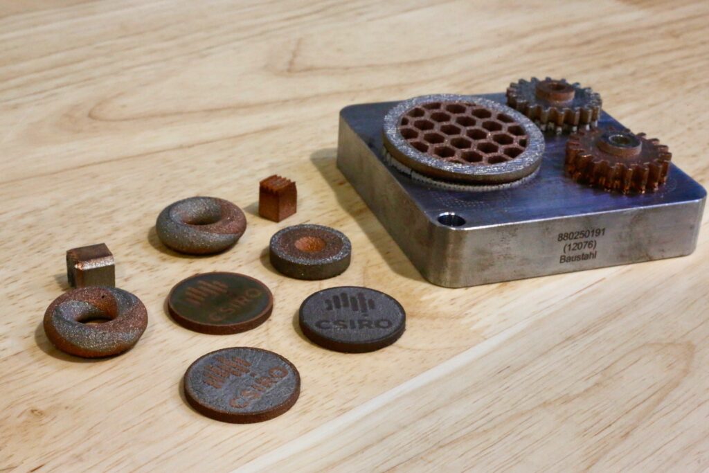 Multi metal printed with 3D printer